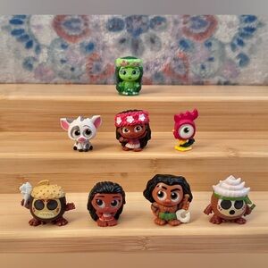 Disney Doorables Moana Lot of 8 Ultra RARE TEFITI Series 10